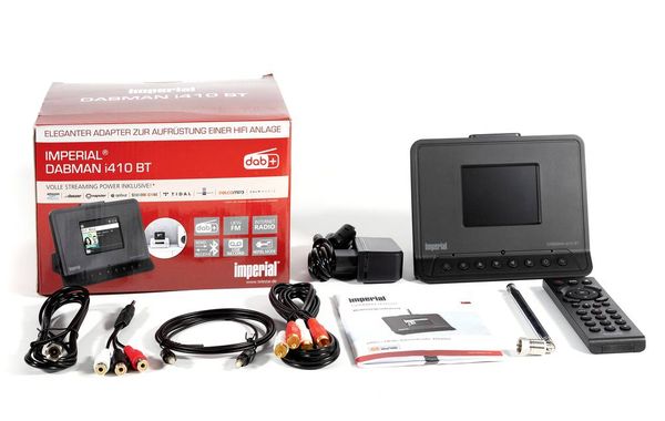 Produktbild: Imperial DABMAN i410 BT HiFi-Tuner Schwarz Bluetooth&reg;, DAB+, Internetradio, WLAN, USB