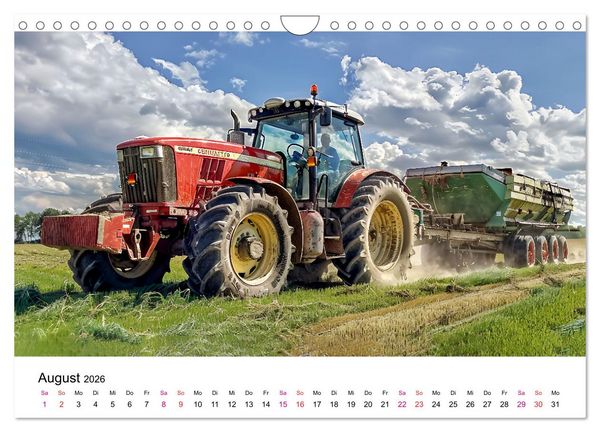Produktbild: Traktoren Power (Wandkalender 2026 DIN A4 quer), CALVENDO Monatskalender