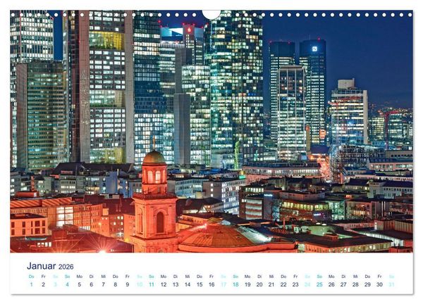 Produktbild: Fabelhaftes Frankfurt am Main (Wandkalender 2026 DIN A3 quer), CALVENDO Monatskalender