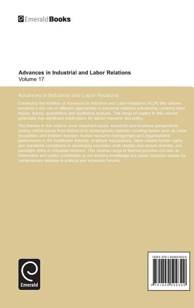 Produktbild: Advances in Industrial and Labor Relations