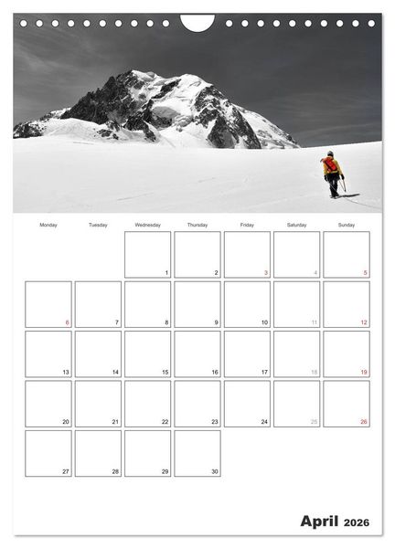 Produktbild: EXPLORING ALPS (Wall Calendar 2026 DIN A4 portrait), CALVENDO 12 Month Wall Calendar