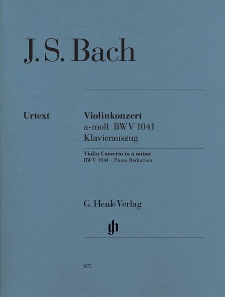 Johann Sebastian Bach - Violinkonzert a-moll BWV 1041