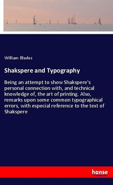 Produktbild: Shakspere and Typography
