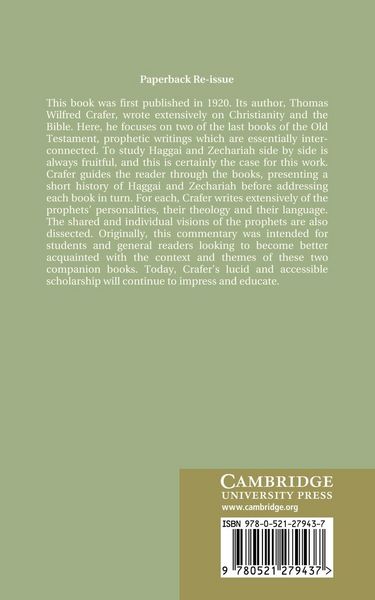 Produktbild: The Books of Haggai and Zechariah