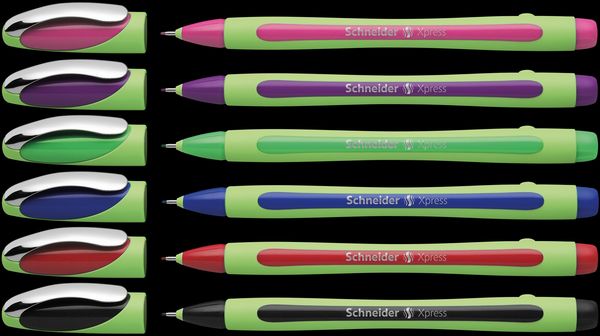 Produktbild: Schneider Fineliner Xpress 08 Etui, 6er Set
