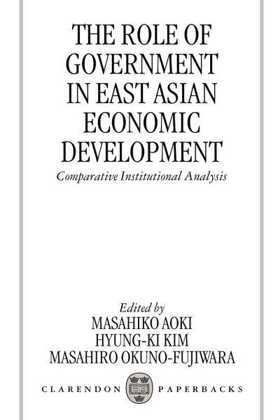 Produktbild: The Role of Government in East Asian Economic Development
