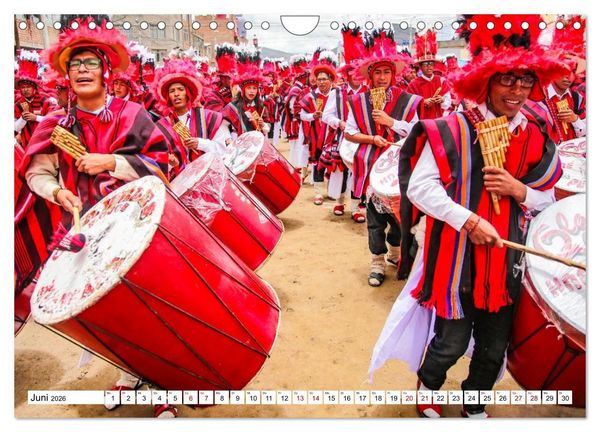 Produktbild: Traditionen und Feste im Hochland von Peru (Wandkalender 2026 DIN A4 quer), CALVENDO Monatskalender