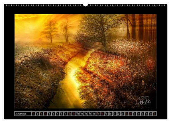 Produktbild: Zwischenwelten, Zeiten zwischen Tag und Nacht (Wandkalender 2026 DIN A2 quer), CALVENDO Monatskalender