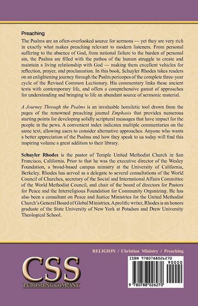Produktbild: Journey Through The Psalms, a