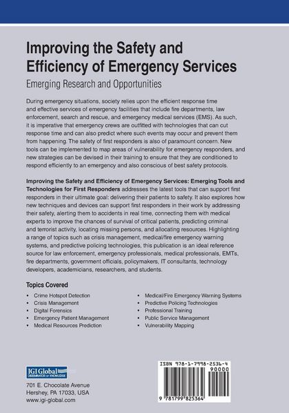 Produktbild: Improving the Safety and Efficiency of Emergency Services