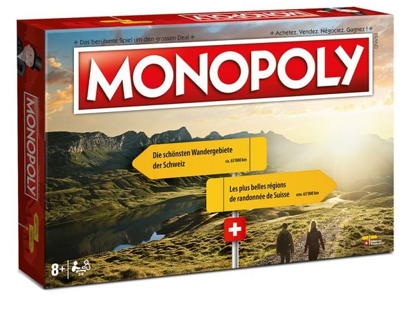 Produktbild: Monopoly Die sch&ouml;nsten Wandergebiete der Schweiz