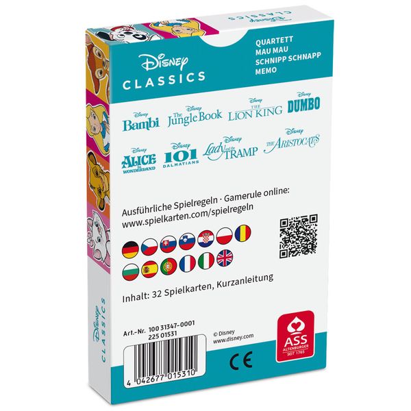 Produktbild: Display Disney Classics- Quartett 4 in 1