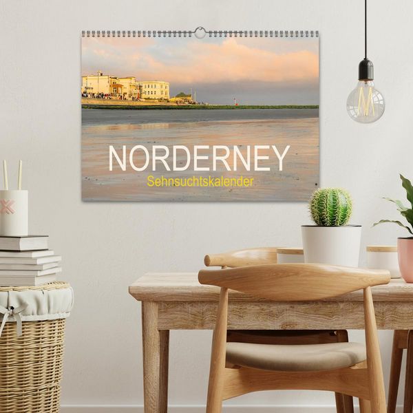 Produktbild: Norderney Sehnsuchtskalender (Wandkalender 2026 DIN A3 quer), CALVENDO Monatskalender