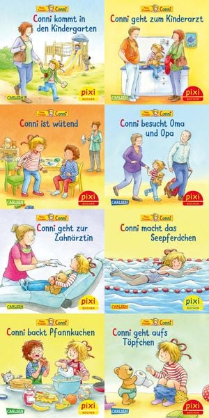 Produktbild: Pixi-Bundle 8er Serie 275: Connis bunte Welt (8x1 Exemplar)