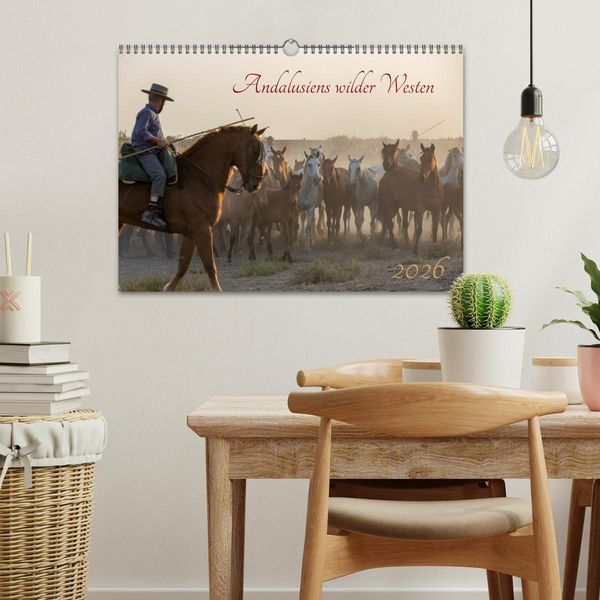 Produktbild: Pferde - Andalusiens wilder Westen (Wandkalender 2026 DIN A3 quer), CALVENDO Monatskalender