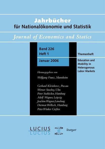 Produktbild: Education and Mobility in Heterogeneous Labor Markets