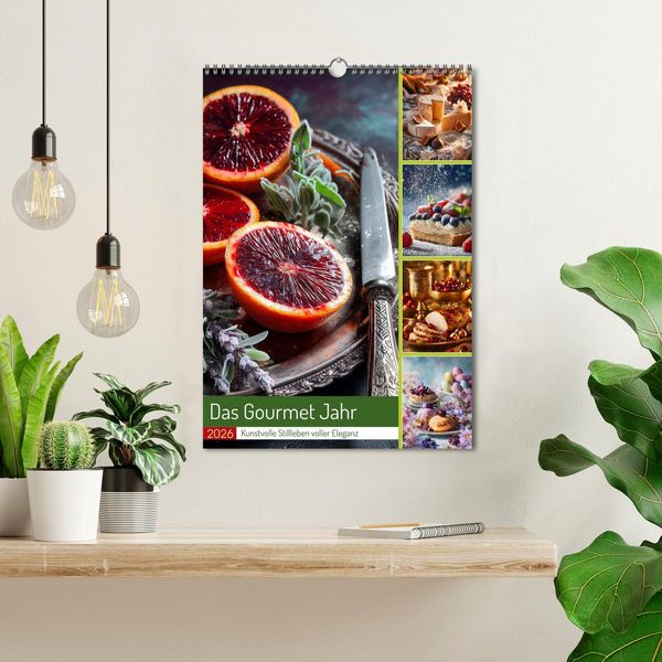 Produktbild: Das Gourmet Jahr (Wandkalender 2026 DIN A3 hoch), CALVENDO Monatskalender
