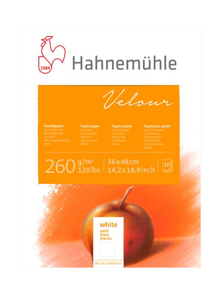 Produktbild: Hahnem&uuml;hle Papier Pastellpapier Velour, 36 x 48 cm, 260 g/m&sup2;