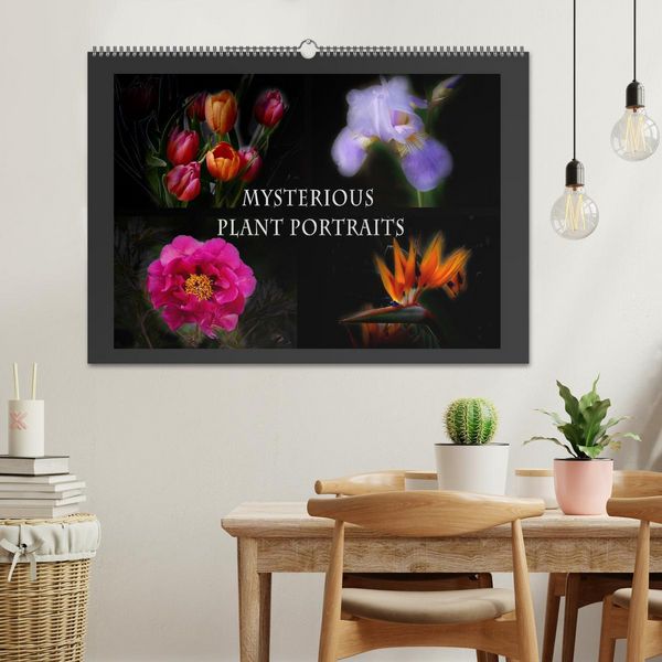 Produktbild: Mysterious plant portraits (Wall Calendar 2026 DIN A2 landscape), CALVENDO 12 Month Wall Calendar