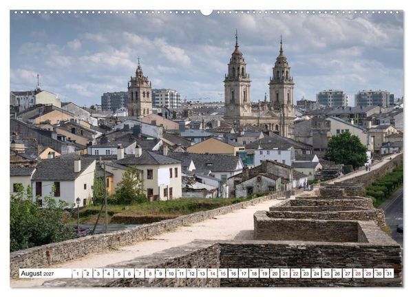 Produktbild: Unterwegs - Camino Primitivo. Zu Fu&szlig; auf der &auml;ltesten Route des Jakobsweges (hochwertiger Premium Wandkalender 2027 DIN A2 quer), Kunstdruck in Hochglanz