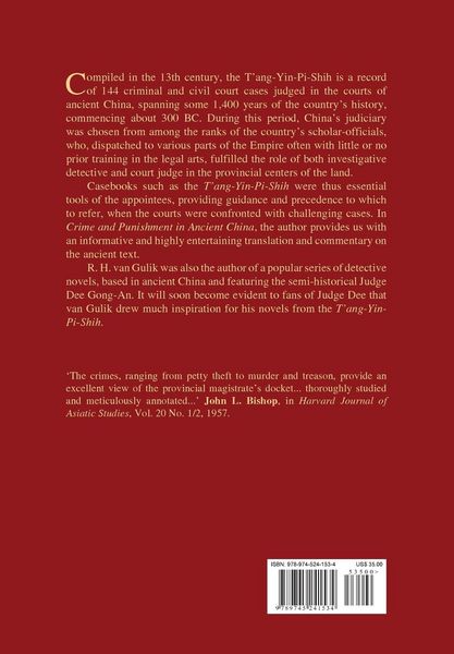Produktbild: Crime and Punishment in Ancient China
