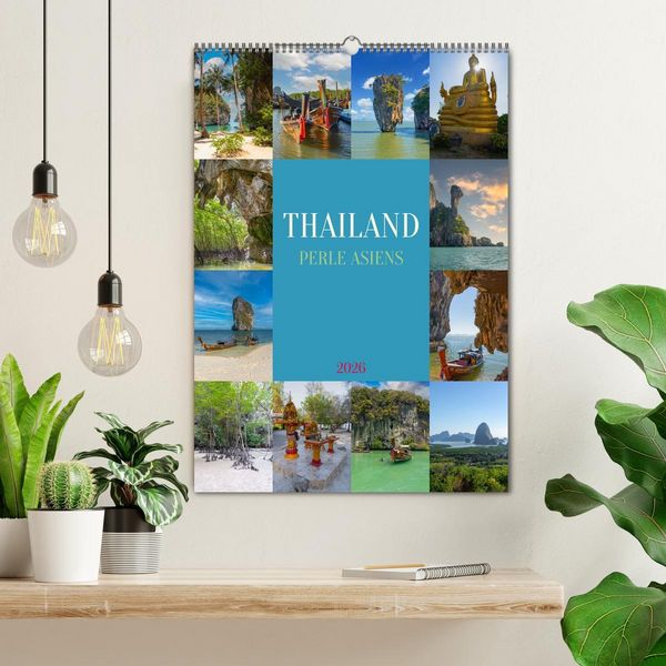 Produktbild: Thailand - Perle Asiens (Wandkalender 2026 DIN A2 hoch), CALVENDO Monatskalender