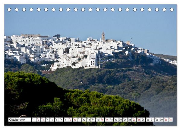 Produktbild: Momente einer Reise - Pueblos Blancos (Tischkalender 2027 DIN A5 quer), CALVENDO Monatskalender