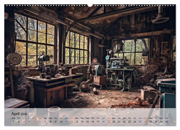 Produktbild: Old machine - nobody's child (Wall Calendar 2026 DIN A2 landscape), CALVENDO 12 Month Wall Calendar