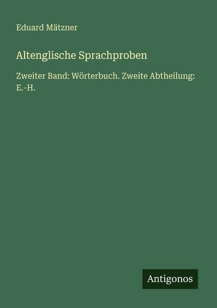 Produktbild: Altenglische Sprachproben