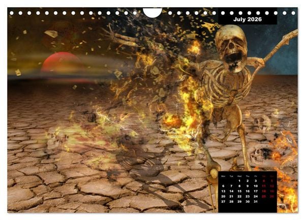 Produktbild: Dray's Re-Masters (Wall Calendar 2026 DIN A4 landscape), CALVENDO 12 Month Wall Calendar