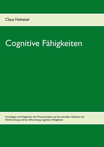 Produktbild: Cognitive F&auml;higkeiten