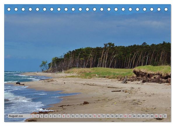 Produktbild: Sonne, Sand und Meer. Farben der K&uuml;ste (Tischkalender 2026 DIN A5 quer), CALVENDO Monatskalender