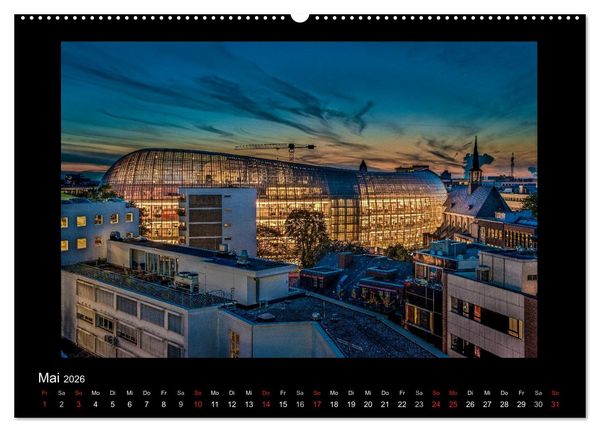 Produktbild: K&ouml;ln &ndash; Nachts 2026 (hochwertiger Premium Wandkalender 2026 DIN A2 quer), Kunstdruck in Hochglanz