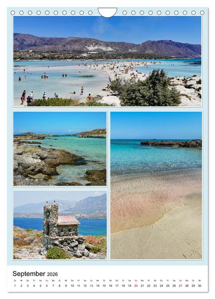 Produktbild: Inseltraum Kreta - Sehenswerte Ausflugsziele (Wandkalender 2026 DIN A4 hoch), CALVENDO Monatskalender
