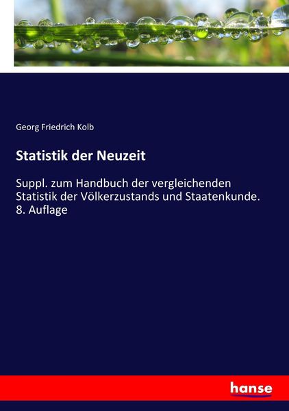 Produktbild: Statistik der Neuzeit