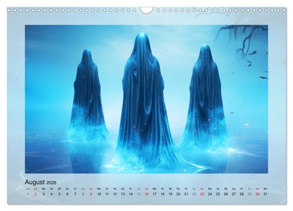 Produktbild: Avalons magische Frauen. Geheimnisvolle und Sagenumwobene Insel (Wandkalender 2026 DIN A3 quer), CALVENDO Monatskalender