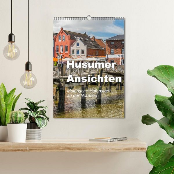 Produktbild: Husumer Ansichten, malerische Hafenstadt an der Nordsee (Wandkalender 2026 DIN A3 hoch), CALVENDO Monatskalender