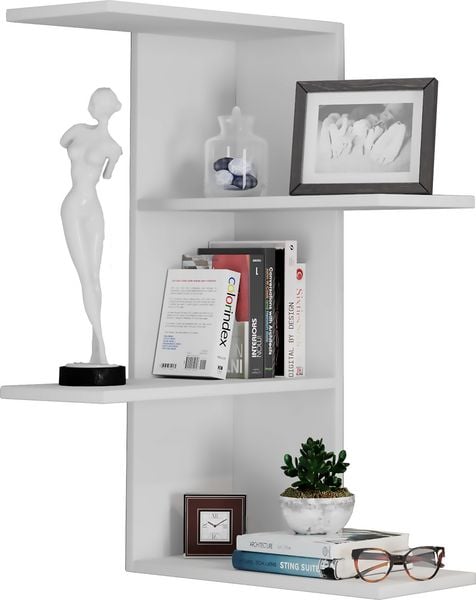 Holz Wandregal Hängeregal Eckregal Regal Balos