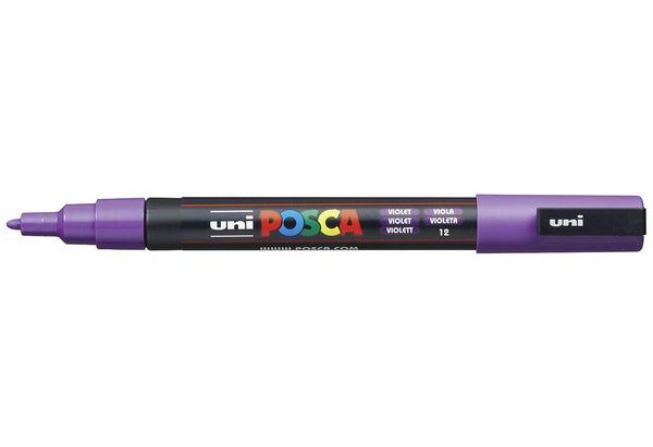 Produktbild: uni-ball Marker uni POSCA PC-3M violett