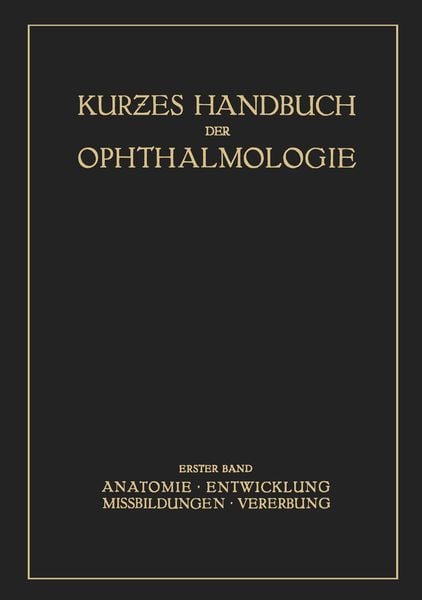 Produktbild: Kurzes Handbuch der Ophtalmologie