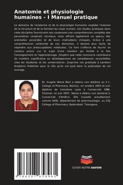 Produktbild: Anatomie et physiologie humaines - I Manuel pratique