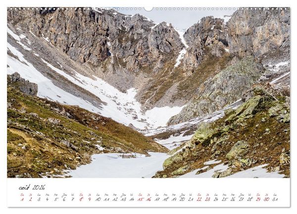 Produktbild: Les Hautes-Alpes sur les chemins des marmottes (Calendrier mural 2026 DIN A2 vertical) calendrier de bureau