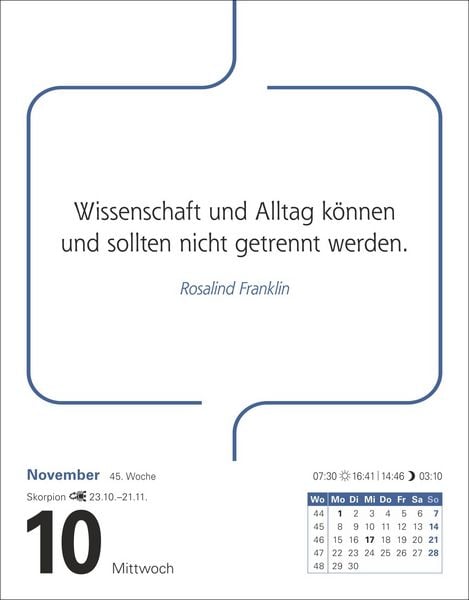 Produktbild: Zitate Tagesabrei&szlig;kalender 2027