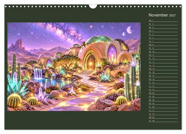 Produktbild: M&auml;rchenh&auml;user von morgen (Wandkalender 2027 DIN A3 quer), CALVENDO Monatskalender