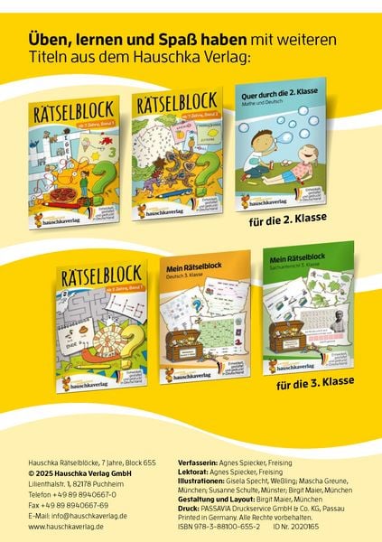 Produktbild: Rätselblock ab 7 Jahre, Band 3