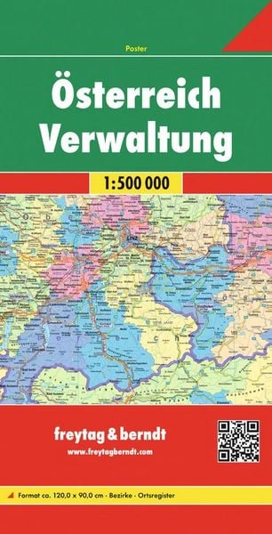 Produktbild: &Ouml;sterreich Verwaltungskarte