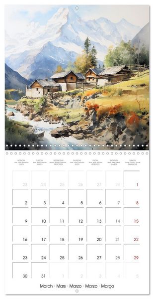 Produktbild: Terres d'habitats (Calendrier mural carr&eacute; 2026 30x30 cm) Calendrier double avec une page pour vos prises de notes