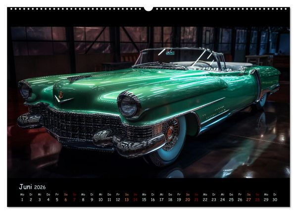 Produktbild: Surreale Oldtimer (hochwertiger Premium Wandkalender 2026 DIN A2 quer), Kunstdruck in Hochglanz