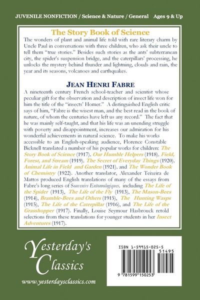 Produktbild: The Story Book of Science (Yesterday's Classics)