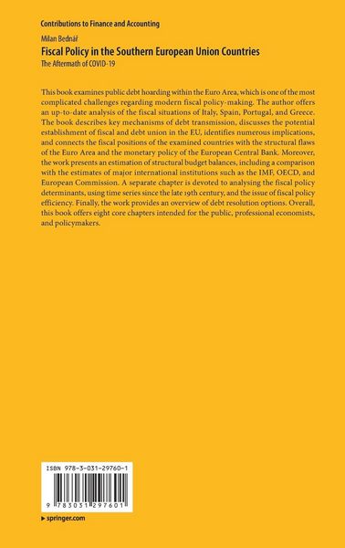 Produktbild: Fiscal Policy in the Southern European Union Countries